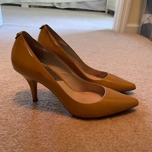 MICHAEL Michael Kors Nude Patent Leather Heels
